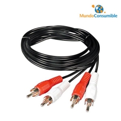 Cable Conexion 2Xrca M-M 10.00 Metros