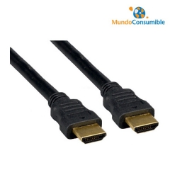 Cable Hdmi V1.4 Macho - Macho - Goldplated A-M-A-M 1M (Dorado)