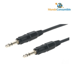 Cable Audio Jack 6.3 Macho - Macho Estereo 3 Metros
