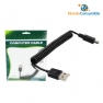 CABLE USB 2.0 HELICOIDAL EXTENSIBLE A MINI USB
