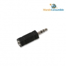 Adaptador Audio Jack 2.5 Stereo Macho - Jack 3.5 Mono Hembra