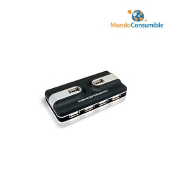 Hub 7 Puertos Usb2.0 Conceptronic C7Usb2 Con Fuente De Alimentacion Negro