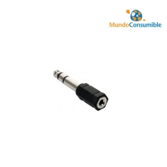 Adaptador Audio Jack 3.5 Mono Macho - Jack 2.5 Stereo Hembra