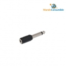 Adaptador Audio Jack 2.5 Mono Macho - Jack 6.3 Mono Hembra