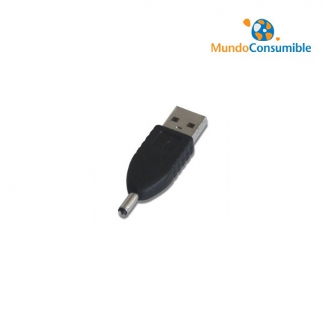 ADAPTADOR DE CÁMARA DIGITAL USB A/M A MACHO DC.