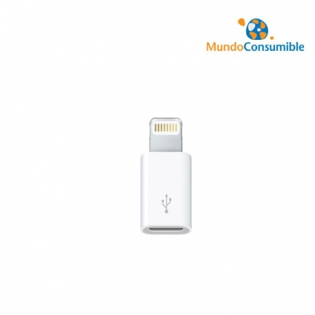 ADAPTADOR MICRO USB / APPLE LIGHTNING 8PIN 3GO