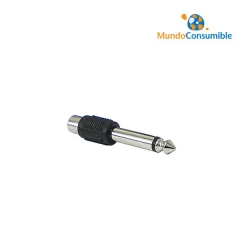 ADAPTADOR AUDIO JACK 6.3 MONO M / RCA HEMBRA