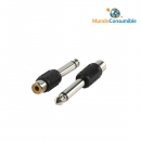 Adaptador De Audio Rca M-Jack 3,5 Estéreo H (2)