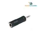 Adaptador De Audio Jack 2,5 Estéreo M-Jack 3,5 Estéreo H (3)