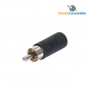 Adaptador 1 X Rca Hembra - Hembra