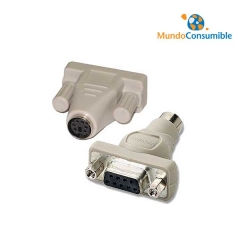 ADAPTADOR PS2/SERIE - 6 MINIDIN MACHO - DB25 MACHO