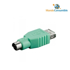 ADAPTADOR USB TIPO A/H - MINI DIN 6/M (PS2)