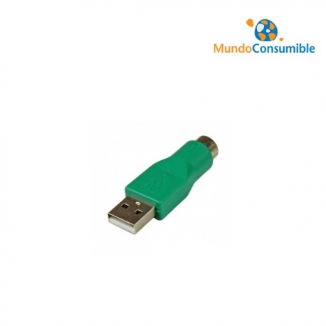ADAPTADOR USB TIPO A/M - MINI DIN 6/H (PS2) (PS2-USB)