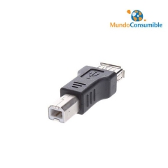 ADAPTADOR PARA CABLES USB SALIDA DE TIPO B/H A A/M