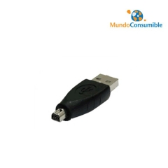 ADAPTADOR USB 2.0 A/M MINI - B/M 8 PINES