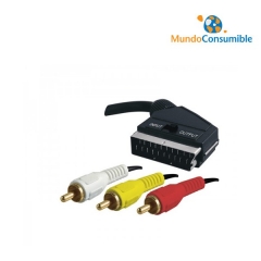 Euroconector A 3 Rca Hembra