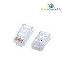 Conector Rj-45 Para Crimpar Nivel 5 (Utp) 25 Ud