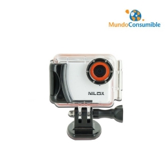 Camara Nilox Action Cam Mini Sumergible Blanca