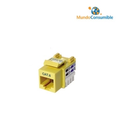 Conector Utp Rj45 H Cat 6 B110 H Amarillo