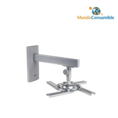 SOPORTE PARA PROYECTOR ORIENTABLE 360º HORIZONTAL 60ª VERTICAL COLOR PLATA