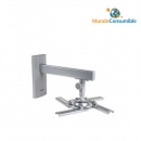 Soporte Para Proyector Orientable 360º Horizontal 60ª Vertical Color Plata