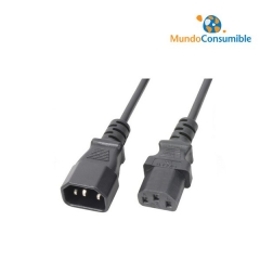 CABLE ALIMENTACION ALARGADOR IEC - IEC 1.20 METROS