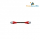 Latiguillo Utp Flexible Cat. 5E. Color Rojo. - 7.00 M.