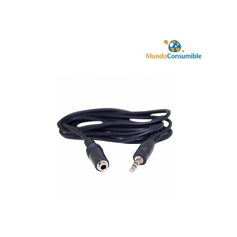 Cable Audio Jack 3.5Mm Stereo Macho - Macho 10.00Mt - Mundo Consumible  Tienda Informática Juguetería Artes Graficas