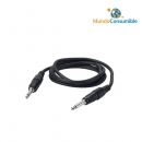 Cable Audio Jack 6.3Mm Mono Macho - Macho 1.80 Metros