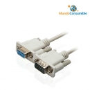 Cable Serie Db9Macho - Db9Hembra 1.80 Metros