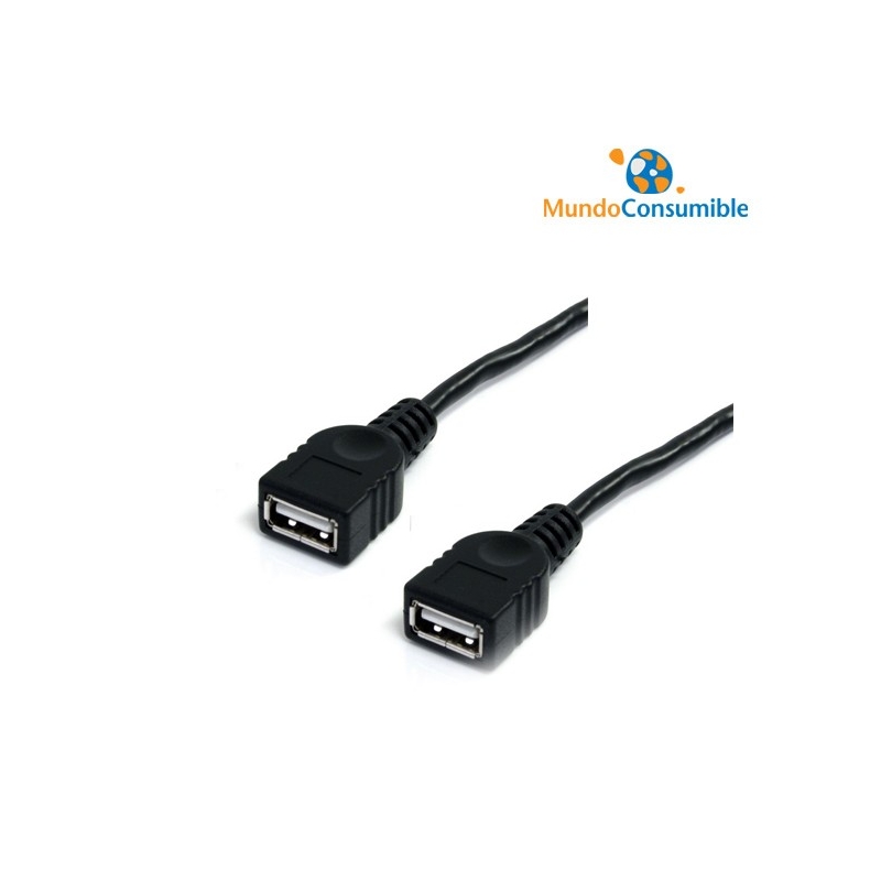 Cable Prolongador Usb 1,8Mt. - Hembra - Hembra - Mundo Consumible Tienda  Informática Juguetería Artes Graficas