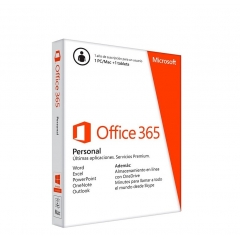 MICROSOFT OFFICE 365 PERSONAL 1 USUARIO 1 AÑO - WORD - EXCEL - POWERPOINT - ONENOTE - OUTLOOK