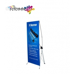 X-Banner Publicitario Impreso 160X60Cm + Funda Transporte