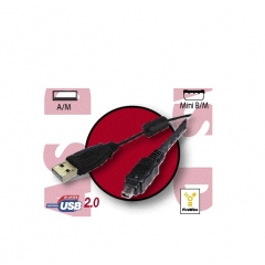 CABLE USB 2.0 TIPO A/MACHO - IEEE 1394 MACHO + FERRITA 0.60 METROS