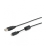 CABLE USB 2.0 TIPO A/MACHO - MINI B MACHO (4PINES) 0.60 METROS