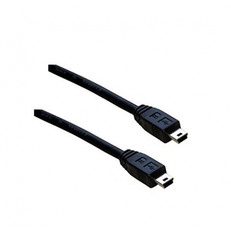 CABLE USB 2.0 TIPO MINI B MACHO (5PINES) - TIPO MINI B MACHO (5PINES)