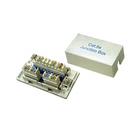 CAJA DE EMPLAME UTP CAT 5E BLANCA DUAL LSA+