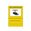 Cartel "Zona Videovigilada"