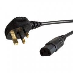 Cable Alimentacion Iec - Conector Uk 1.80Metros