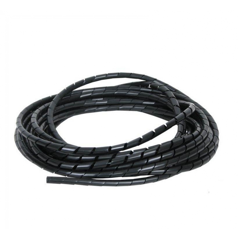 Espiral Recogecables Helicoidal 15Mm X 10M - Negro - Mundo Consumible  Tienda Informática Juguetería Artes Graficas