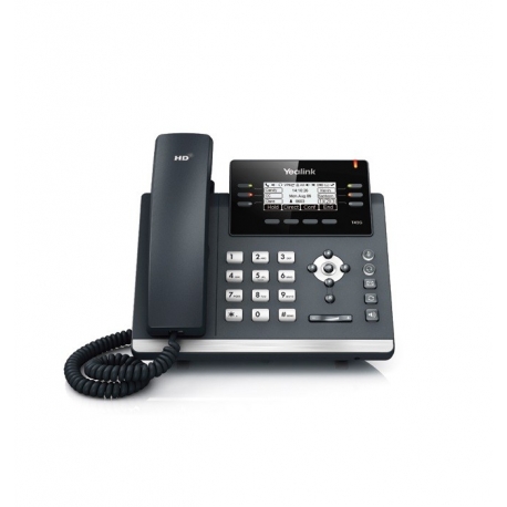 TELEFONO IP YEALINK T42G 3XSIP LCD 2.7'' 2XRJ45 POE