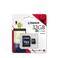 Micro Sd Hc 32Gb Kingston Clase 10 45Mb-S + Adaptador