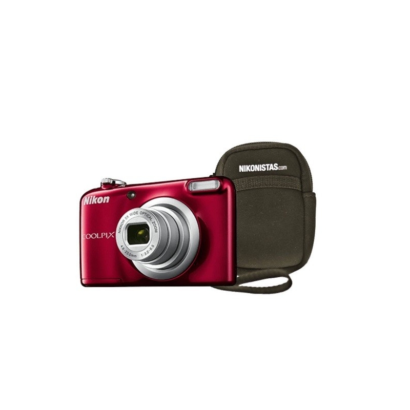 Nikon Coolpix A10 16.44MP + Estuche Roja Camara Fotos - Mundo Consumible  Tienda Informática Juguetería Artes Graficas