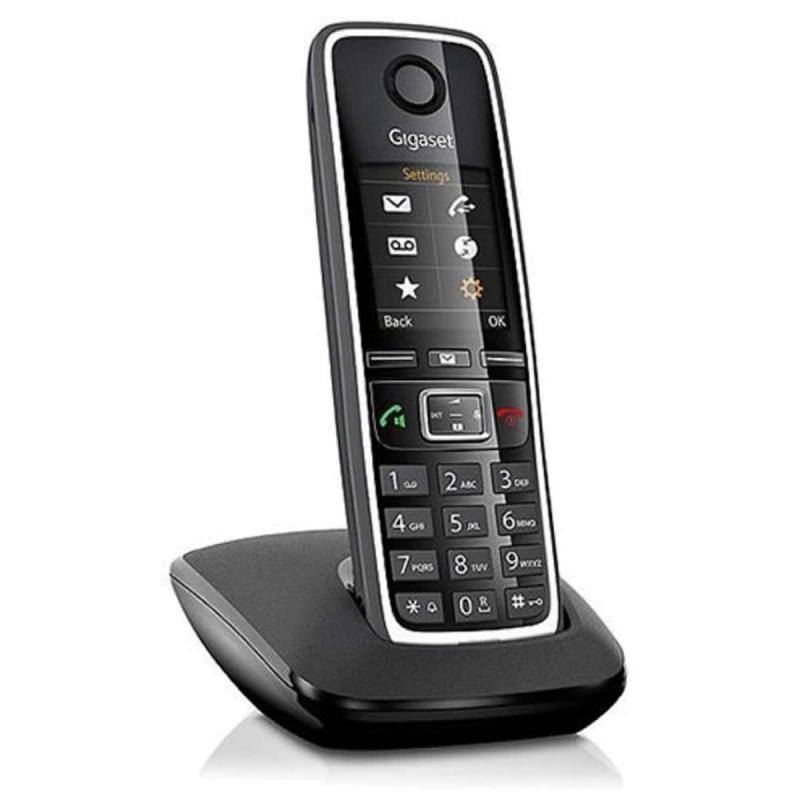 Gigaset S850HX – Telefono DECT Made In Germany, Vivavoce Full Duplex, Rubrica 500 Contatti, Compatibile Con Router
