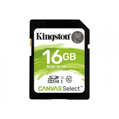 Kingston Secure Digital 16GB SDHC UHS-I Canvas Select