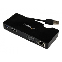 Replicador de Puertos USB 3.0 HDMI VGA USB Docking Station StarTech.com