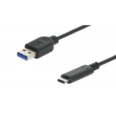 Cable USB 3.1 C Macho - Cable USB A Macho 1m.