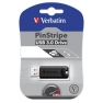 Verbatim Pin Stripe 256GB USB 3.0 Pen Drive