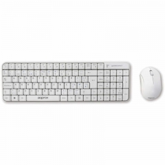 Approx Kit Teclado Raton Inalambrico 2.4Ghz Blanco APPKBWCOMPACT