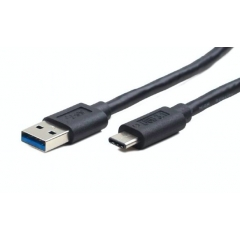 Cable USB 3.0 Tipo A Macho / Tipo C Macho Negro 0.50m